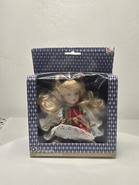 Vintage Collectible Gift Gallery Lil Porcelain Petite Doll -Kmart [Read Details]